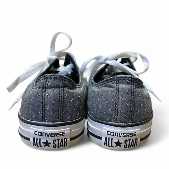Converse All Star Chuck Taylor Women's Size 10 Shoes Gray White Low Top Sneakers - Picture 4 of 9